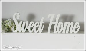 Napisy Sweet Home - kolor do wyboru
